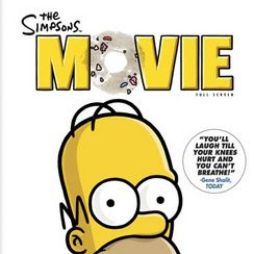 The Simpsons Movie 2007 DVD Full Screen PG 13 Homer Marge Bart Lisa Comedy Matt